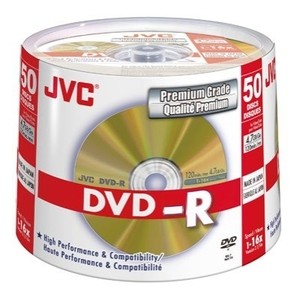Support de stockage 16x MicroBoards DVD-R 4.7GB JVC 16x 50er Cake Lot de 50 (VD-R47HGS50)