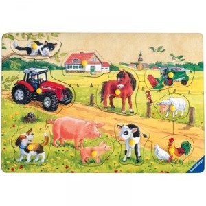 Ravensburger - Puzzle Enfant - Tous Amis Ferme