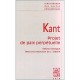 Kant , Projet De Paix Perpetuelle - Emmanuel Kant