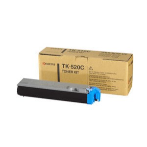 Kyocera TK 520C - Toner cartridge - 1 x cyan - 4000 pages Toner Cartridge