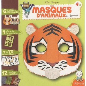 My animal masks to decorate - Elsa Fouquier