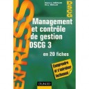 Management Et Controle De Gestion , Dscg 3 , En 20 Fiches - Sabine Separi , Guy Solle